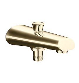 Kohler BATH SPOUT, W/ DIVERTER, FLAT FACE,160MM