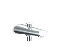 Kohler BATH SPOUT, W/DIVERTER, FLAT FACE,160MM