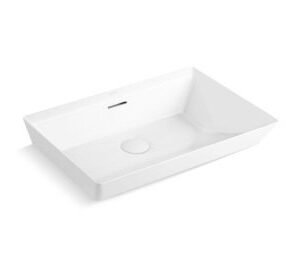 Kohler BRAZN RECTANGLE VESSEL W/O FAUCET DECK
