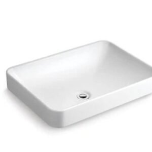 Kohler FOREFRONT RECT W/O FAUCET DECK