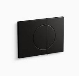 Kohler NOTE FACEPLATE GLOSSY BLACK