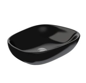 Kohler KANKARA VESSEL W/O DECK BLACK