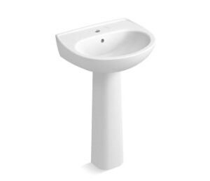 Kohler Brive Plus Pedestal Lav with Single Hole