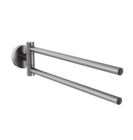Jaquar Swivel Towel Holder Twin Type, Stainless