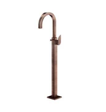 Jaquar Exposed Parts of Floor Mounted Single Lever Bath Mixer with Provision for Hand Shower, without Hand Shower & Shower Hose (Compatible with Ald-121) - Antique Copper