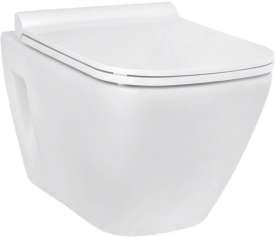 Parryware Verve Rimless Wall Hung AM-White