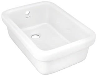 Parryware Lab Sink 450x300x150 - Ultrawhite