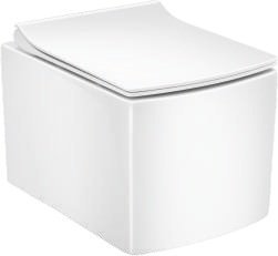 Parryware Helix Rimless Wall Hung - White