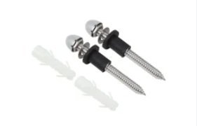 Cauvery 16mm SS Screw Nut Set with Brass Cap