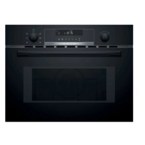 BOSCH - CMA585MB0I - Series 6 Built-in microwave, hot-air + grill, turntable, auto programs, black finish - 454 x 594 x 570 mm
