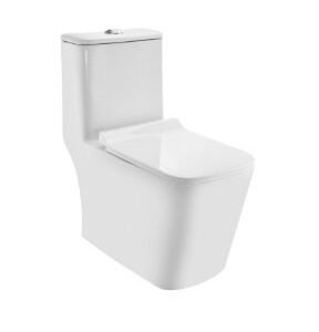 Jaquar RIMLESS SINGLE PIECE WC WITH PP SOFT CLOSE SLIM SEAT , SIZE: 365X670X745 MM, P TRAP- 180 MM