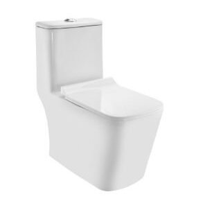 Jaquar RIMLESS SINGLE PIECE WC WITH PP SOFT CLOSE SLIM SET, SIZE: 365X670X745 MM, S TRAP- 220 MM