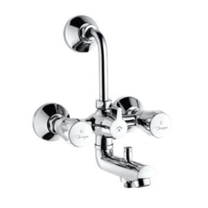 Jaquar 3-1 Wall Mixer with Provision for Both Hand Shower & Over Head Shower