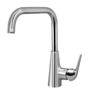 Jaquar Side Single Lever Sink Mixer with Swinging Spout (Table Mounted) 450 mm Long Braided