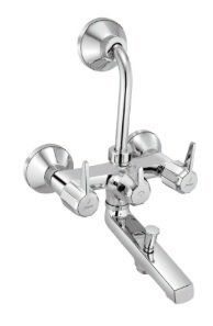 Jaquar 3-1 Wall Mixer with Provision for Both Hand Shower & Over Head Shower