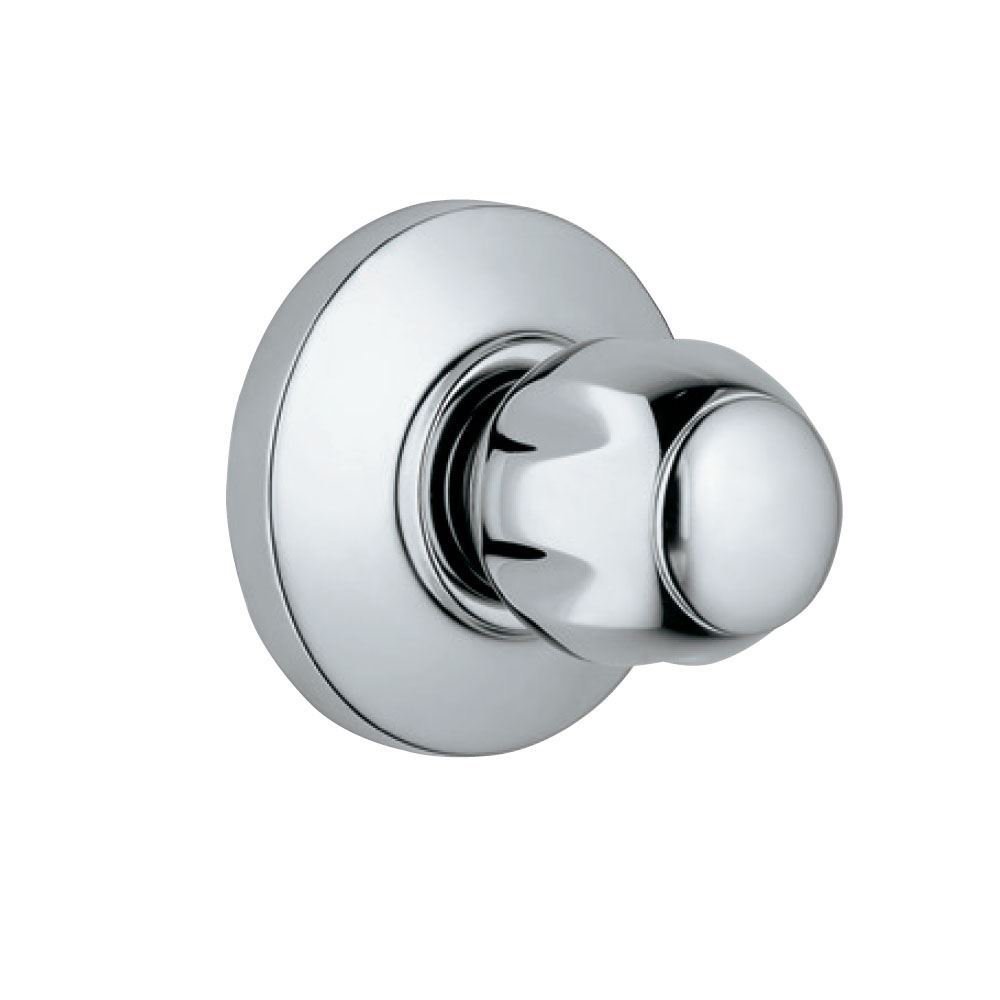 Jaquar Flush Cock with Wall Flange 25mm (Ceramic Disc Cartridge) with Plain Knob - Chrome
