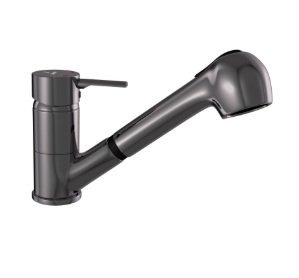 Jaquar Single Lever Sink Mixer (Table Mounted) with Extractable Hand Shower Dual Flow