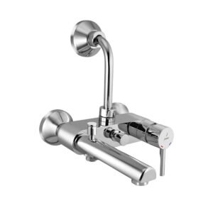 Jaquar 3-1 Single Lever Wall Mixer with Provision for Both Hand Shower & Over Head