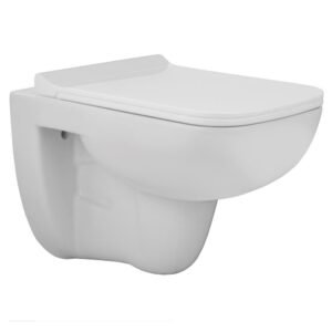 Jaquar RIMLESS WALL HUNG WC WITH UF SOFT CLOSE SIZE : 365X555X370 MM