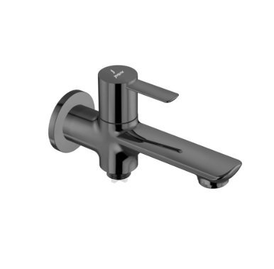 Jaquar 2 Way Bib Cock with Wall Flange - Black Chrome