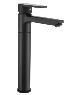 Parryware Praseo S/L Tall Basin Mixer- Matt Black