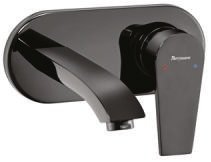 Parryware Praseo-Wall MT Basin Mixer UT S Black