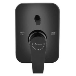 Parryware Praseo 3-Inlet Diverter UT- Matt Black