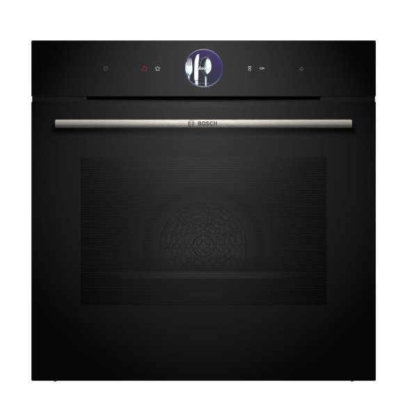 Bosch - HSG7361B1 - Series 8 Built-In Combi-Steam Oven, 60 Cm, 17 Functions Incl. Steam, Hot Air, Air FRY - 595 x 594 x 548 mm
