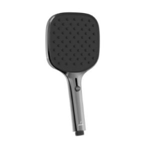 Jaquar Octane Slider Hand Shower 130 mm Square Shape Triflow (Rain, Grain & Mist Spray ) ABS Body with Rubit Cleaning System