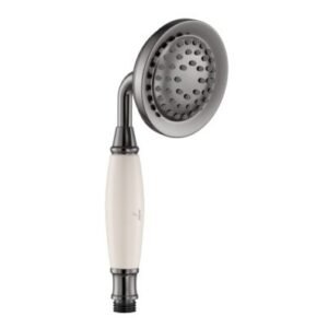 Jaquar Victorian Hand Shower Head Round (Bell T - Black Chrome