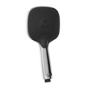 Jaquar OCTANE ROTOR HAND SHOWER 120 MM SQUARE SHAPE TRIFLOW (CLAIM RAIN, INTENSE RAIN & VORTEX MASSAGE SPRAY) ABS BODY WITH RUBIT CLEANING
