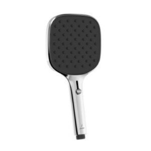 Jaquar Octane Slider Hand Shower 130 mm Square Shape Triflow (Rain, Grain & Mist Spray ) ABS Body with Rubit Cleaning System