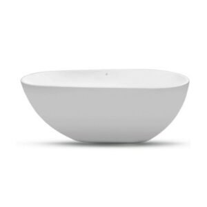Jaquar Oliv Free Standing Bath Tub 1600X750X430/570 mm with Built in Overflow &pop Up Waste