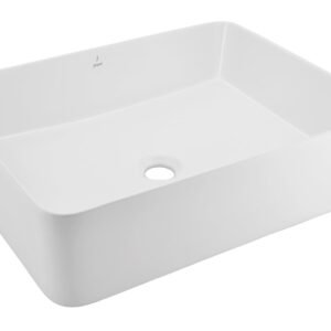 Jaquar TABLE TOP BASIN, SIZE:530X420X140 WHITE MATT
