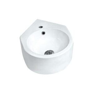 Jaquar Wall Hung Corner Basin Size: 315x450x175 mm
