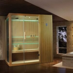 Jaquar Kubix Saunas Hemlock - Size;- 1750x1200 X2100 ( 3-4 Person )