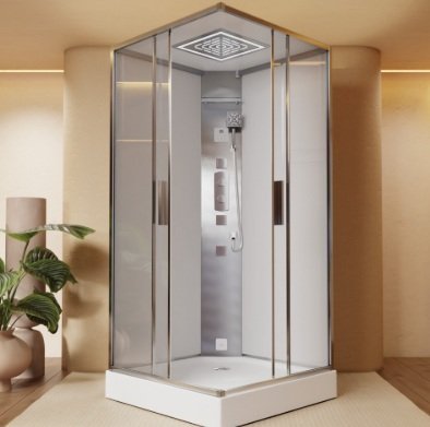 Jaquar Oasis Steam & Shower Cabin - White