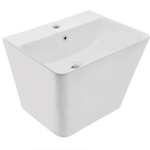 Jaquar Wall Hung Integrated Basin: Size 490x430x390 mm