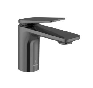 Jaquar Single Lever Basin Mixer with 450 mm Long Braided Hoses and Base Flange