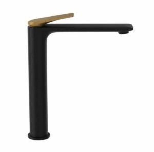 Jaquar Single Lever Tall Boy with 600 mm Long Braided Hoses & Base Flange