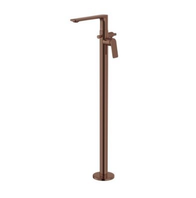 Jaquar Exposed Parts of Floor Mounted Single Lever Bath Mixer with Provision for Hand Shower, without Hand Shower & Shower Hose (Compatible with Ald-121) - Blush Gold Bright PVD