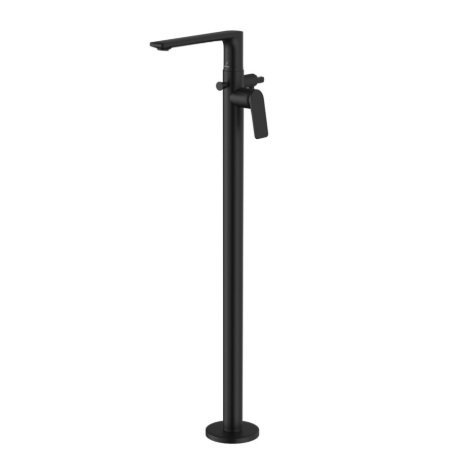 Jaquar Exposed Parts of Floor Mounted Single Lever Bath Mixer with Provision for Hand Shower, without Hand Shower & Shower Hose (Compatible with Ald-121) - Black Matt