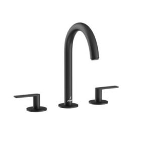 Jaquar 3- Hole Basin Mixer with Pipe Spout, Lever Handle