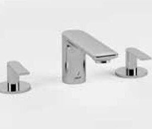 Jaquar 3- Hole Basin Mixer with Casted Spout Lever Handle & Popup Waste System