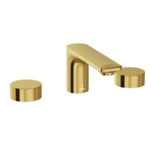 Jaquar 3- Hole Basin Mixer with Casted Spout Round Handle & Popup Waste System