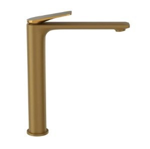 Jaquar Single Lever Tall Boy with 600 mm Long Braided Hoses & Base Flange