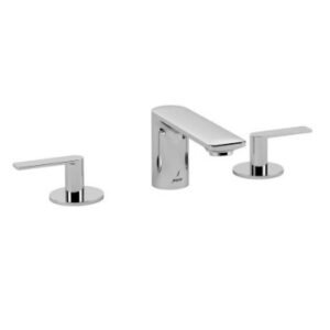Jaquar 3- Hole Basin Mixer with Casted Spout Lever Handle & Popup Waste System