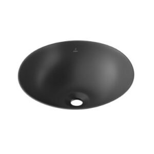 Jaquar UNDER COUNTER BASIN SIZE 450X450X170 MM ROUND BLACK MATT