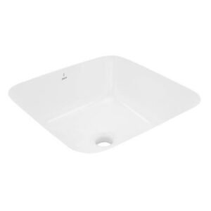 Jaquar Under Counter Basin Size: 450x450x170 Mm: Square White