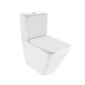 Jaquar RIMLESS BOWL WITH CISTERN FOR COUPLED WC WITH UF SOFT CLOSE SLIM SEAT COVER SIZE : 380X650X770MM